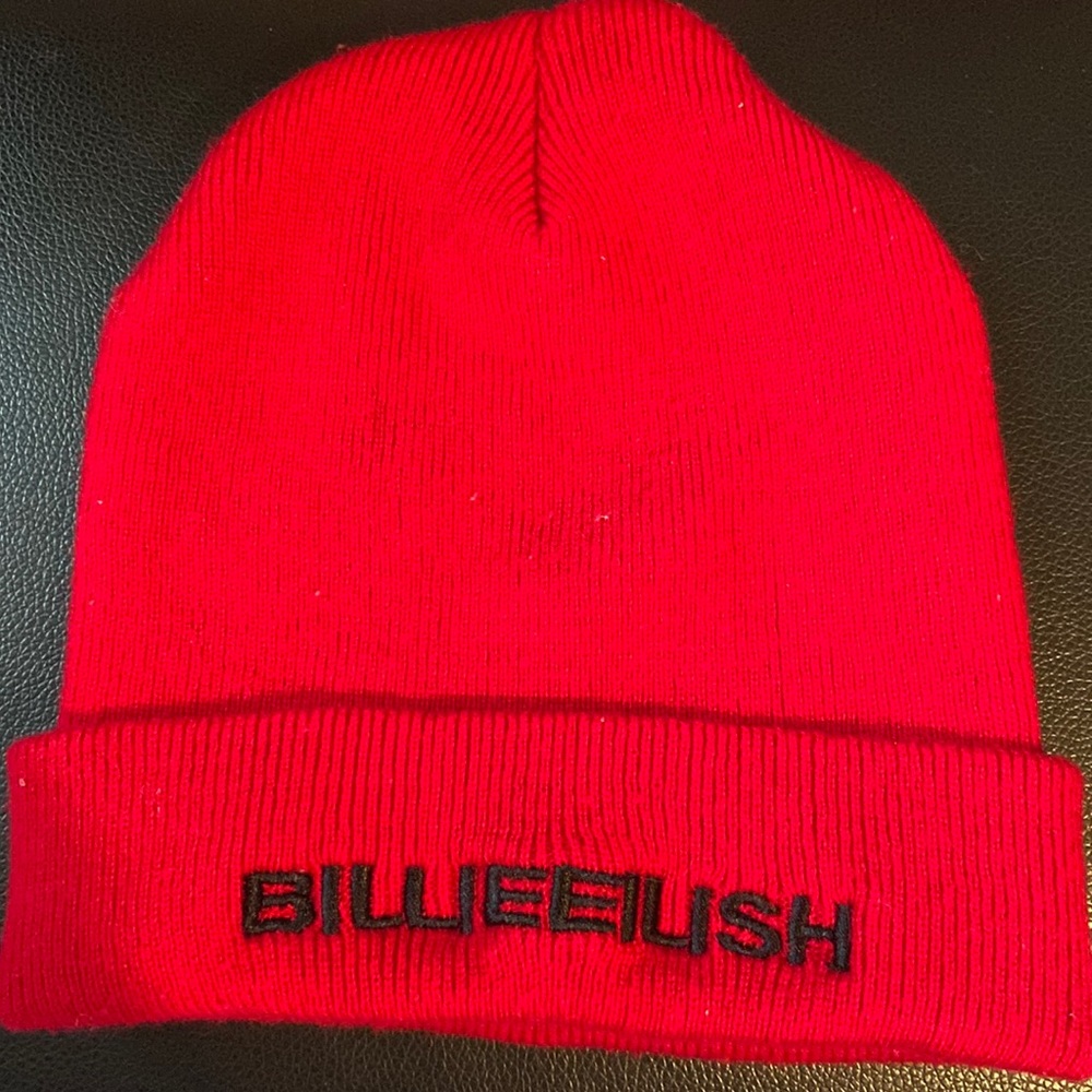 💥red billie eilish blohsh beanie💥